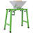 7L Manual Juicer Grinder With Stand,Portable Fruit Crusher With Wheel Stainless Steel Fruit Scratter Pulper For Wine And Cider Pressing