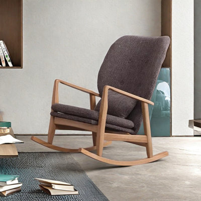 Chaise berçante à haut dossier Home Casual