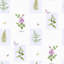 Country Cottage Rose Botanical Motif Design 33' L x 21" W Wallpaper Roll-352966163
