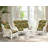 Agambir 28 inches Wide Tufted Velvet Armchair, Natural Rattan, White-2076452628
