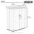 53 Cubic Feet High-Density Polyethylene (Plastic) Steel Reinforced Outdoor Storage Shed