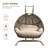 FOLDING DOUBLE SWING CHAIR LOUNGE/CUSHION-1770850933
