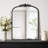 Vintage Floral Arch Iron Frame Mirror-43562165-43562166