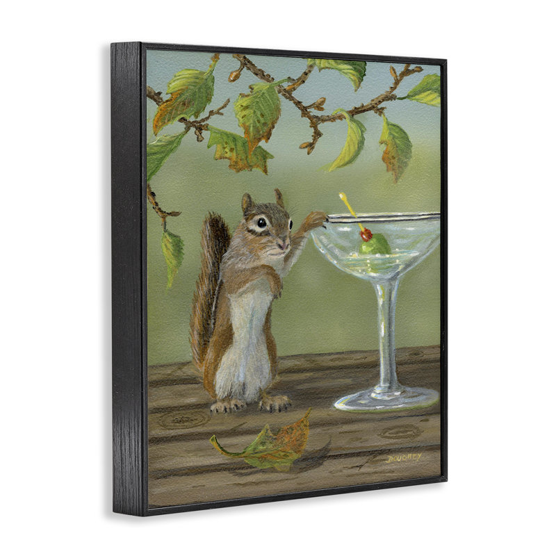  «Happy Hour», giclée par Terry Doughty, Giclée encadrée noir minuit, H 14 po x l 11 po
