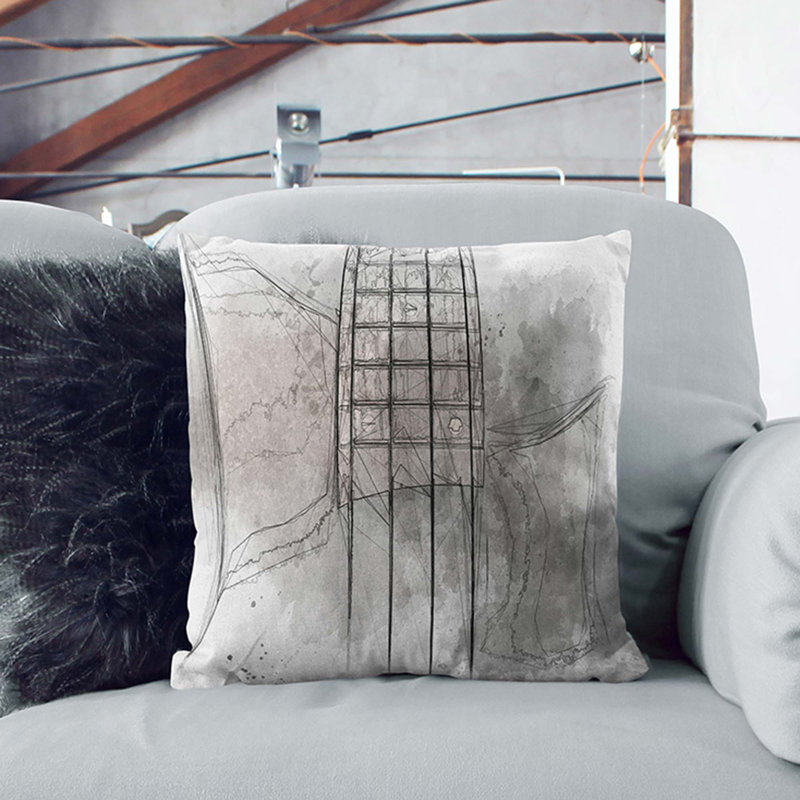 Square Throw Cushion, 55cm H x 55cm W x 20cm D