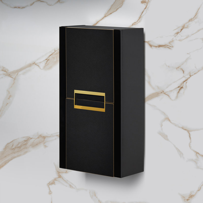 Danya Bathroom Cabinet, Black