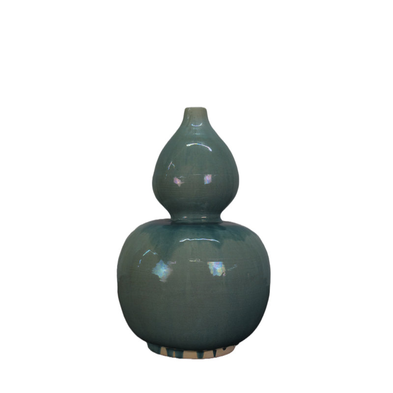 Asian Classic Handmade Table Vase, Turquoise