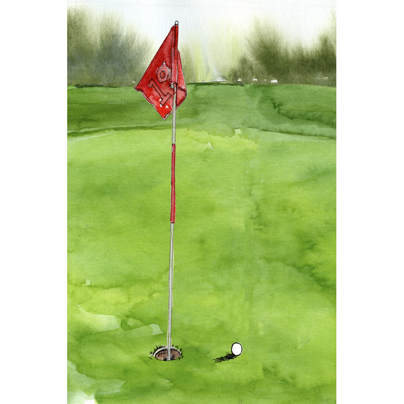 Tee Off Time I, H 18 po x l 12 po