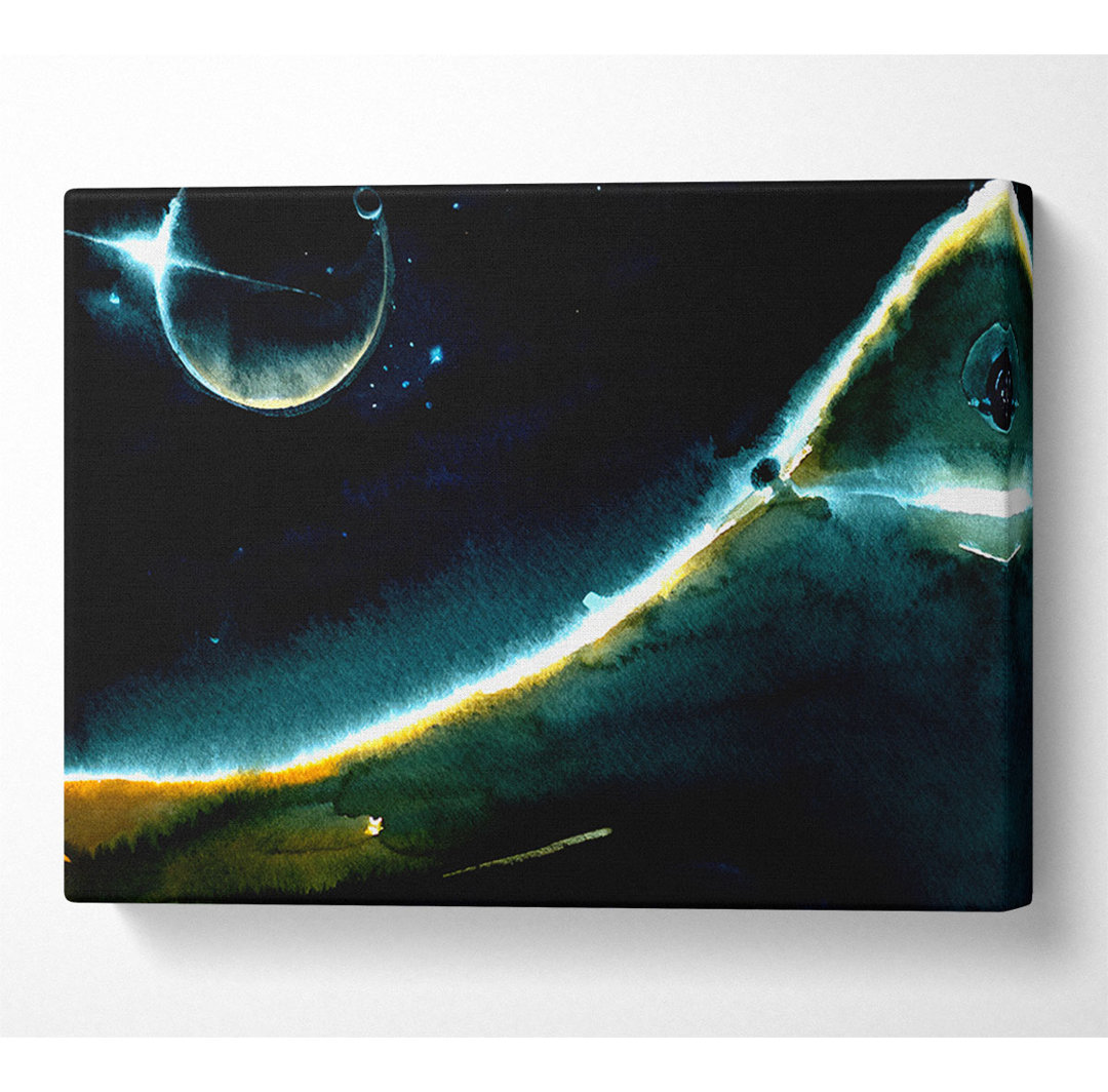 Planet Fun - Kunstdrucke auf Leinwand - Wrapped Canvas