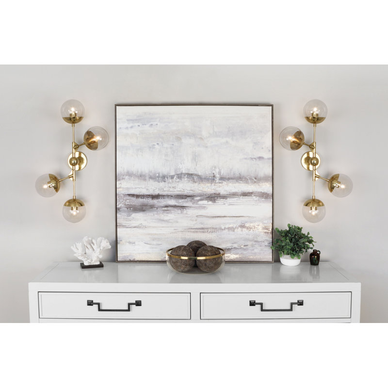 Celeste 4 - Light Wallchiere, Polished Nickel