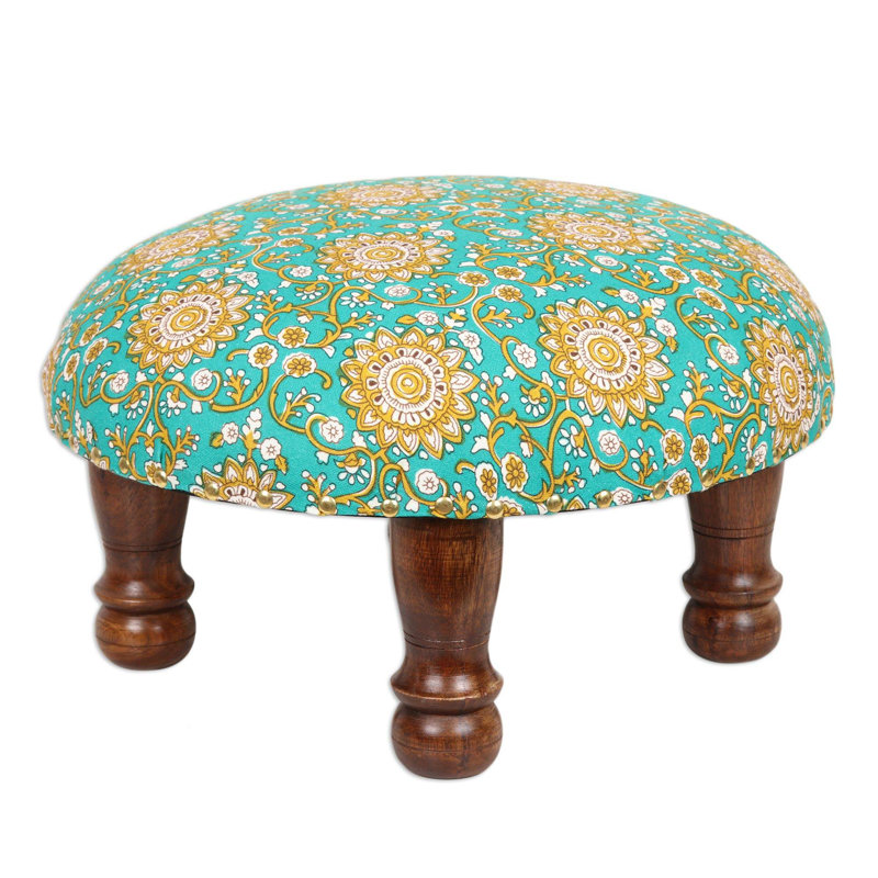 Tabouret de coiffeuse en bois massif