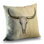 Cow Skull - Poly Twill Throw for Home Decor | Rustic Charm – Throw Pillow Cover Only, Double-Sided Print, Insert Not Included