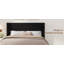 Structure de lit double en velours avec tête de lit à oreilles, cadre de lit tapissier avec lattes de bois, aucun sommier requis, assemblage facile, noir-63457446-63457447