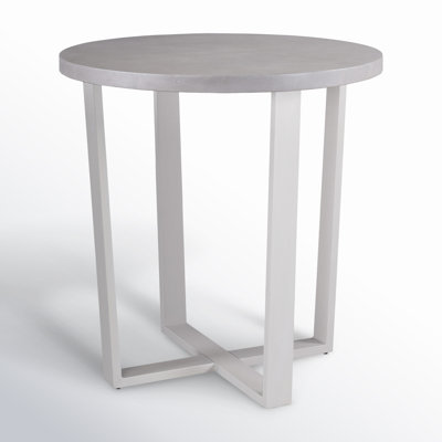 Nilda 42'' Stone Outdoor Bar Table