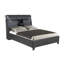 Grand plateau de musique avec éclairage tactile Bluetooth pour grand lit-494659067