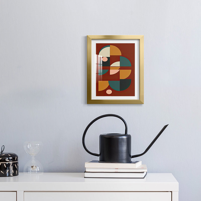 Arches on Rust IV -Framed Print, 28.5" H x 20.5" W