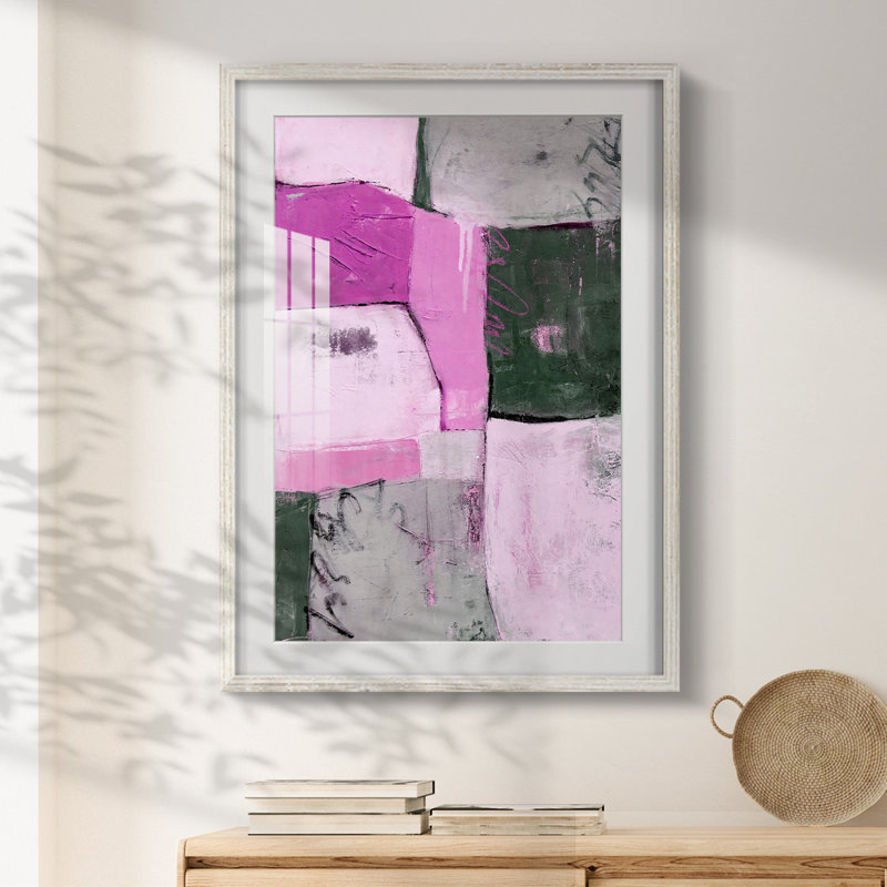 Party Mixer II -Framed Print, 28.5" H x 20.5" W, White