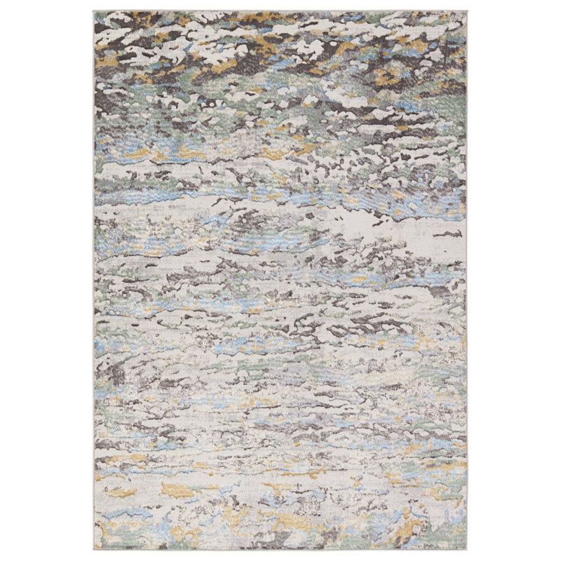 Abstract Indoor Rug, Rectangle 5'3" x 8'