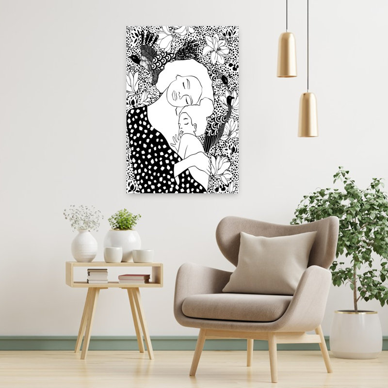 Art contemporain, art contemporain abstrait, H 36 po x l 24 po