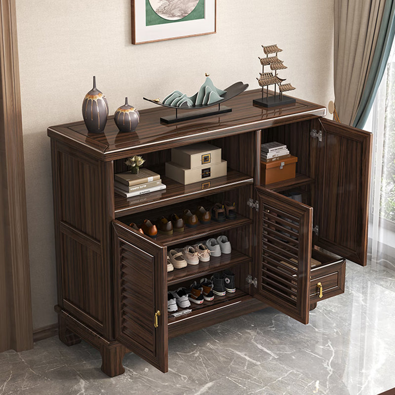 Armoire à chaussures de rangement classique de style chinois