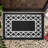 Home Decor Luxury Non-Slip Rubber Backing Safety Soft Runner Area Carpet Floor Area Rug Indoor Interior Accent Decorative Mat, Charcoal Grey Color Moroccan Trellis Design, 20 x 32 Inch-1355427797