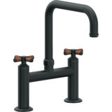 Bridge Kitchen Faucet - Quad Spout