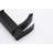 Bathroom Sink Faucet With Matte Black Finish And Waterfall Spout - Single Handle Pop-Up Drain  Overflow Attached  Robust Stainless Steel For Performance Easy Installation Appearance Blended