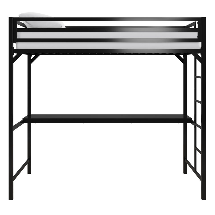 Furse Metal Loft Bed with Built-in-Desk by Isabelle & Max™