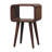 Burel Mini Caramel Curved Open Bedside