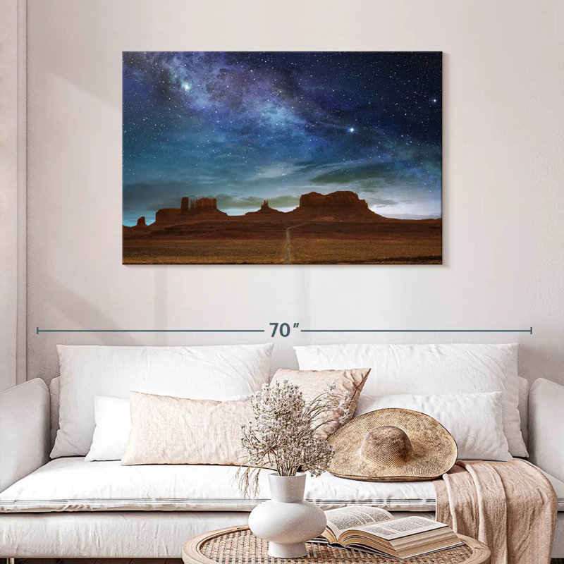 Oberle Voie Lactée au-dessus de Monument Valley, H 30 po x l 45 po