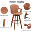 Bartonville Swivel Bamboo Stools-694774512-694774508