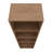 Bookcase Eco, 5 Shelves, Macadamia/White Manufactured Wood