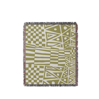 Cocodili Cotton Jacquard Throw Blanket