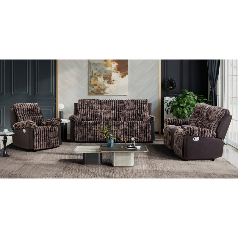 Canapé inclinable Yardley U6028, Brun