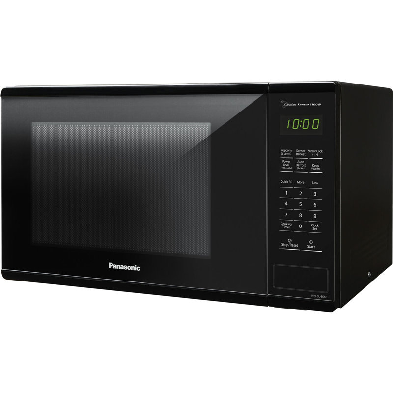 Panasonic® 1.3 Cubic Feet 1100 Watt Countertop Microwave with Sensor Cooking, Black
