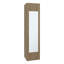 Armoire 1 porte Frisco 67 "avec miroir et rangement vertical Frisco, chêne naturel-1835219563