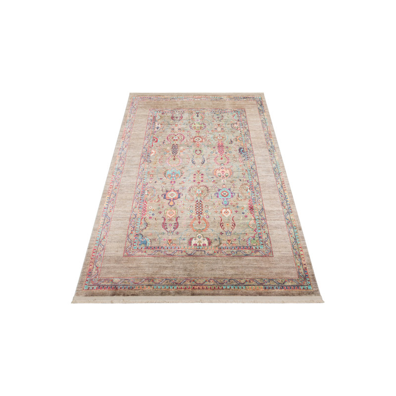 Emme Floral Area Rug, Rectangle 80cm x 300cm