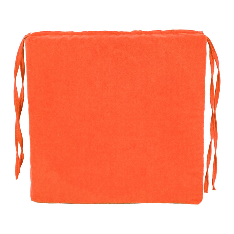 Outdoor 3'' Seat Cushion, Tangerine Dream
