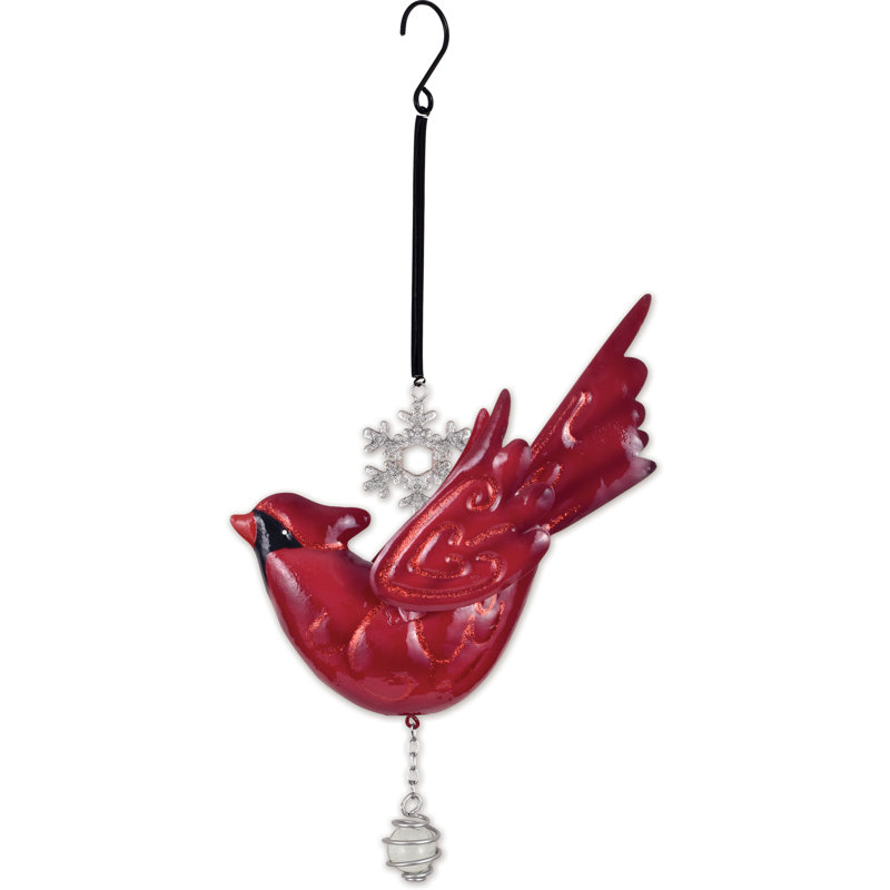 Cardinal et flocon de neige gonflable - ensemble de 2