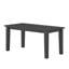 Table basse rectangulaire d'extérieur pour l'extérieur en HDPE