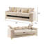 Canapé-lit rembourré 88 po Sombir-1802257648