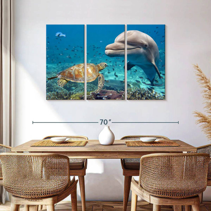 Aletra Underwater Friends, 36" H x 57" W