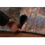Grand tapis indien moderne et abstrait