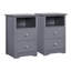 40cm W Manufactured Wood Bedside Table