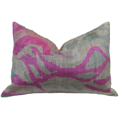 Housse de coussin décorative faite à la main de luxe et insert en plumes de canard de qualité supérieure