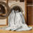 Machine Washable Abstract Gray Area Rug-2044839216