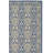Arneshia Geometric Blue/Ivory Indoor / Outdoor Area Rug-689663120