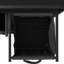 Vidaxl Laundry Basket 3 Compartments With Shelves Black