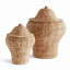 Handmade Water Hyacinth Ginger Jar