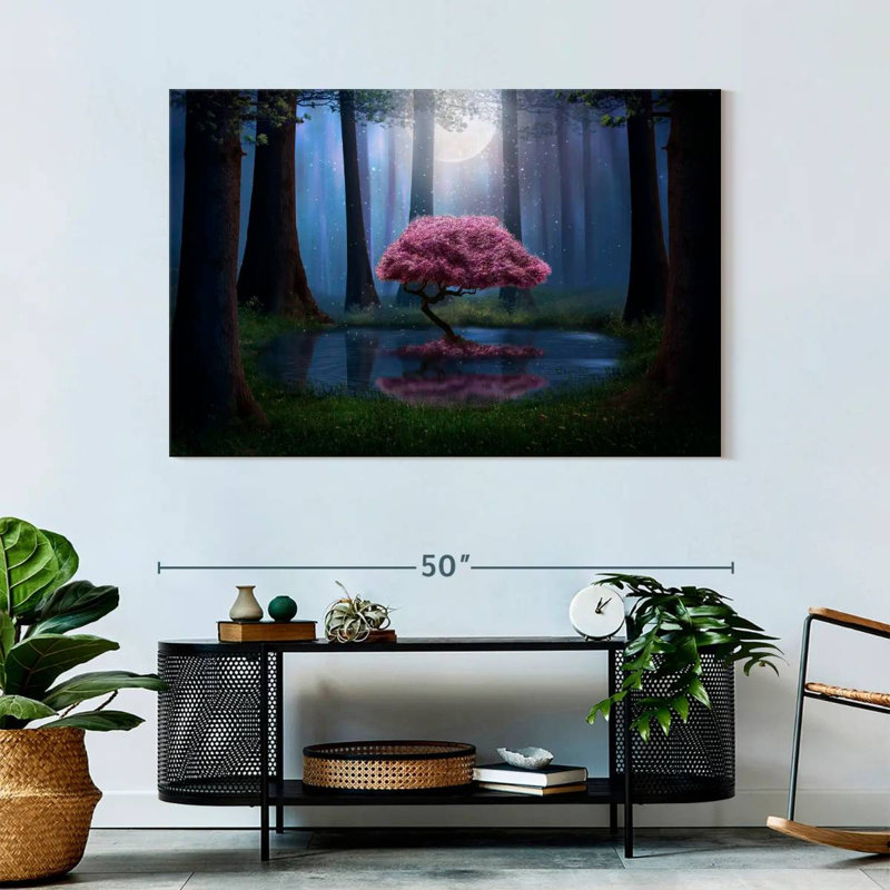 Arbre rose enchanté Kelan, H 32 po x l 48 po